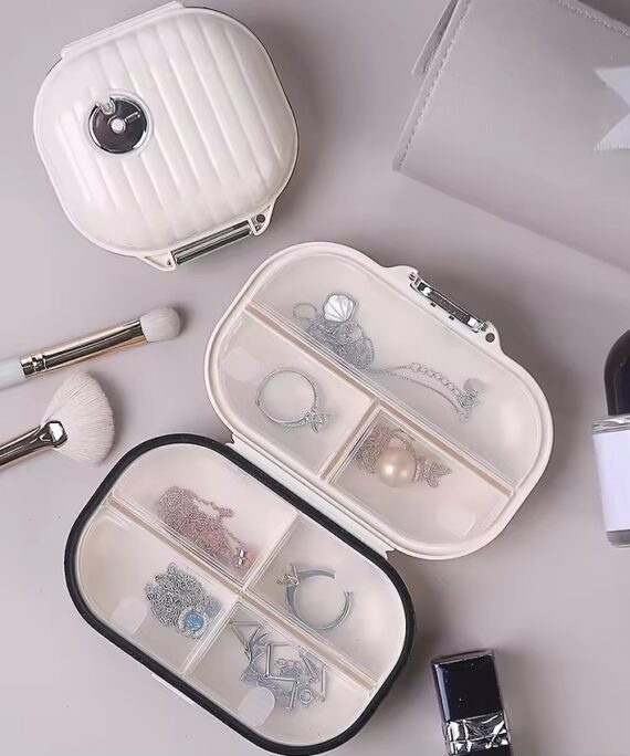 Draagbare pillenhouder