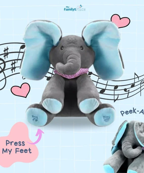 Talking elephant plush toy