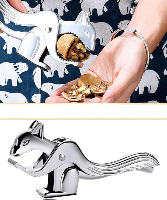 Multifunctional stainless steel nut cracker