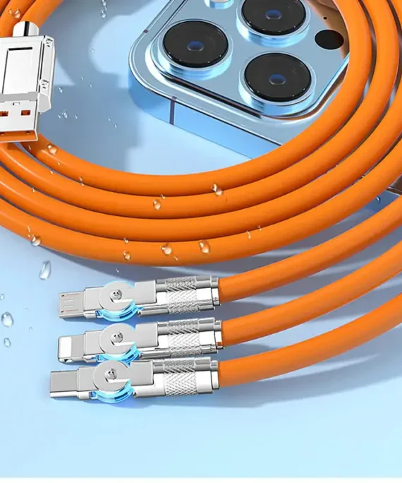 Tangle-free charging cable