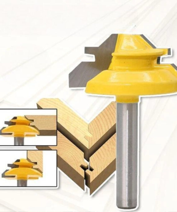 45-degree locking miter bit